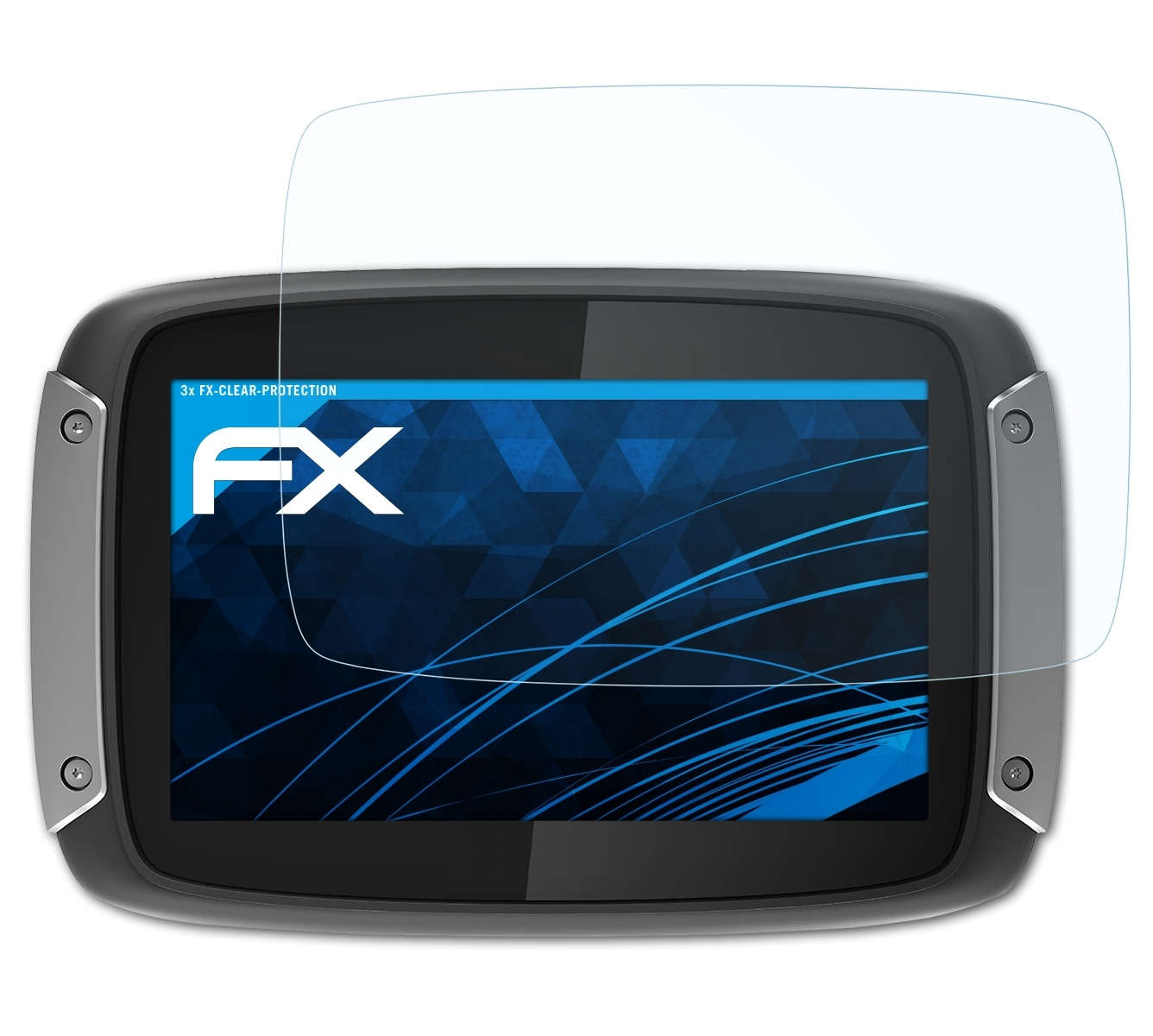 / Displayschutz(für / Rider ATFOLIX 3x 400 TomTom 40 410) FX-Clear