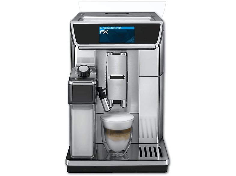 ATFOLIX 2x FX-Clear Displayschutz(für DeLonghi (ECAM650.85.MS)) PrimaDonna Elite Experience