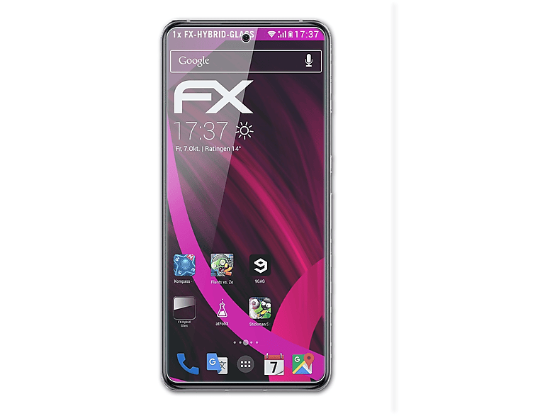 30 Axon ATFOLIX ZTE Pro) FX-Hybrid-Glass Schutzglas(für