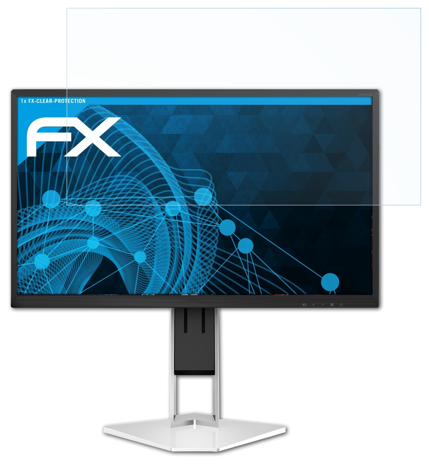 ATFOLIX FX-Clear Displayschutz(für AOC AG251FZ2E)