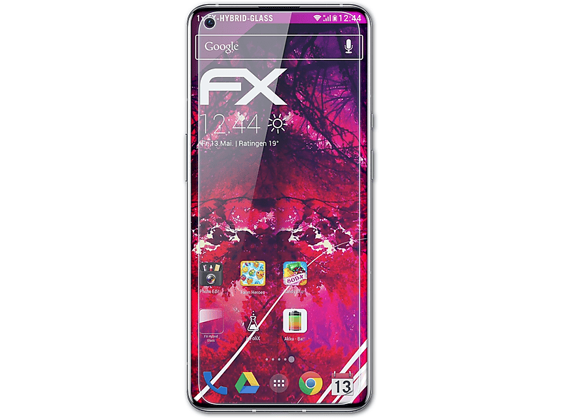Pro) FX-Hybrid-Glass OnePlus ATFOLIX 9 Schutzglas(für