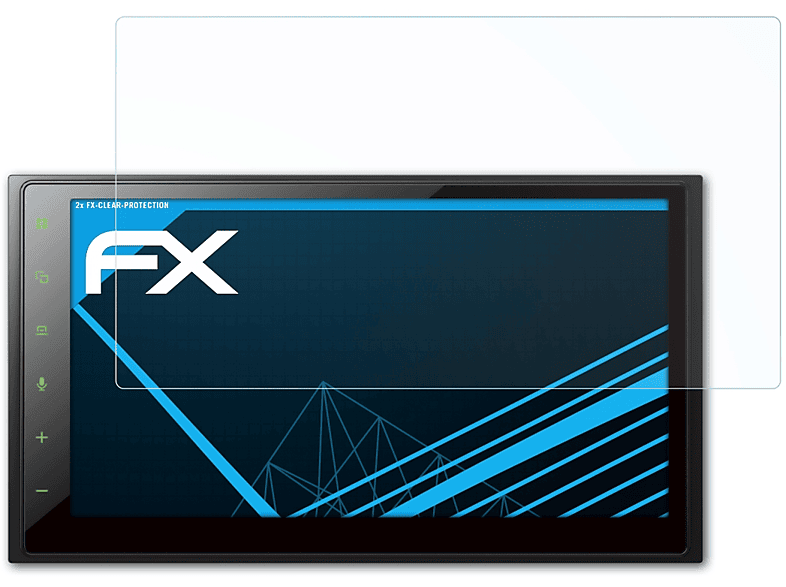 ATFOLIX SPH-DA250DAB) FX-Clear 2x Displayschutz(für Pioneer