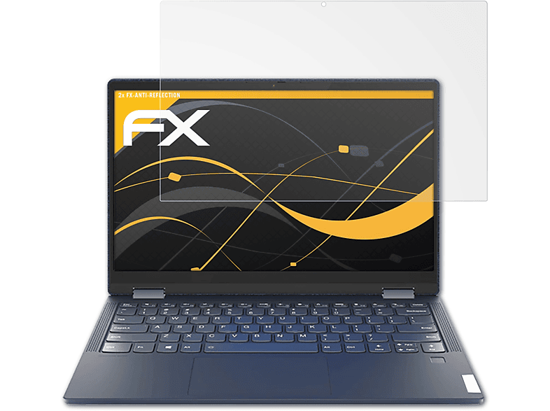 2x Yoga ATFOLIX FX-Antireflex Displayschutz(für 6) Lenovo