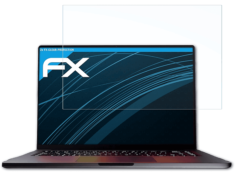 ATFOLIX 2x FX-Clear Displayschutz(für Pro Xiaomi RedmiBook 15)