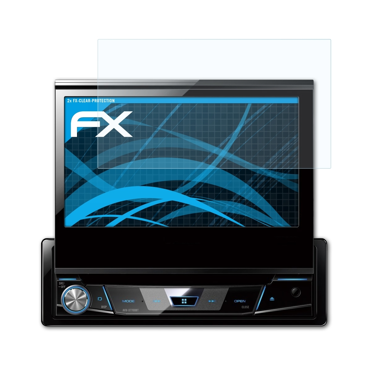 FX-Clear / 2x ATFOLIX Displayschutz(für X7800BT) AVH-X7700BT Pioneer