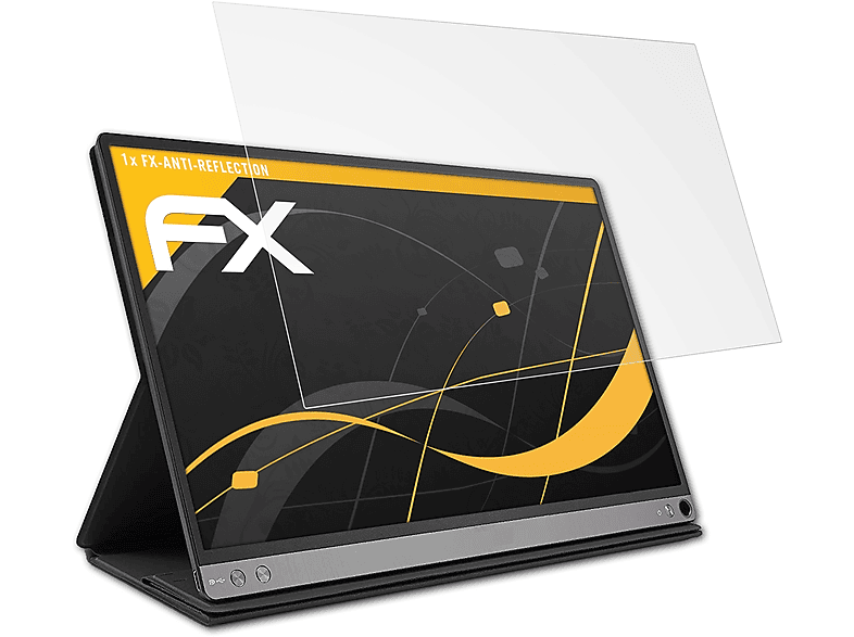 ATFOLIX FX-Antireflex Displayschutz(für GO MB16AP) ZenScreen Asus