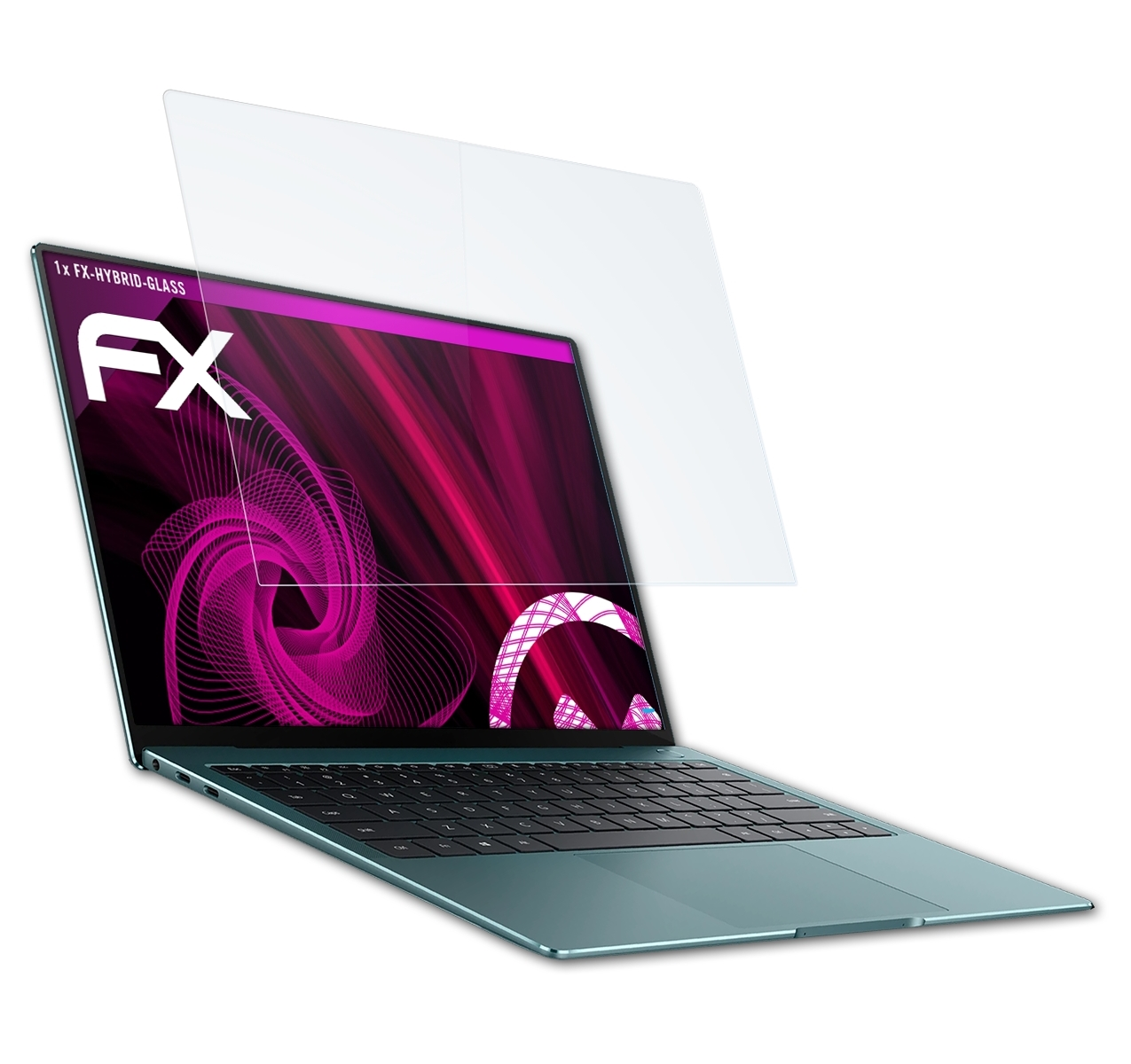 ATFOLIX FX-Hybrid-Glass Schutzglas(für Huawei MateBook (2021)) Pro X