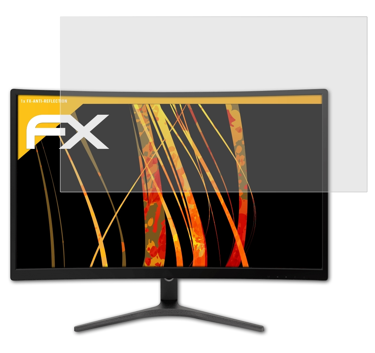 ATFOLIX FX-Antireflex Displayschutz(für MSI Optix G241VC)