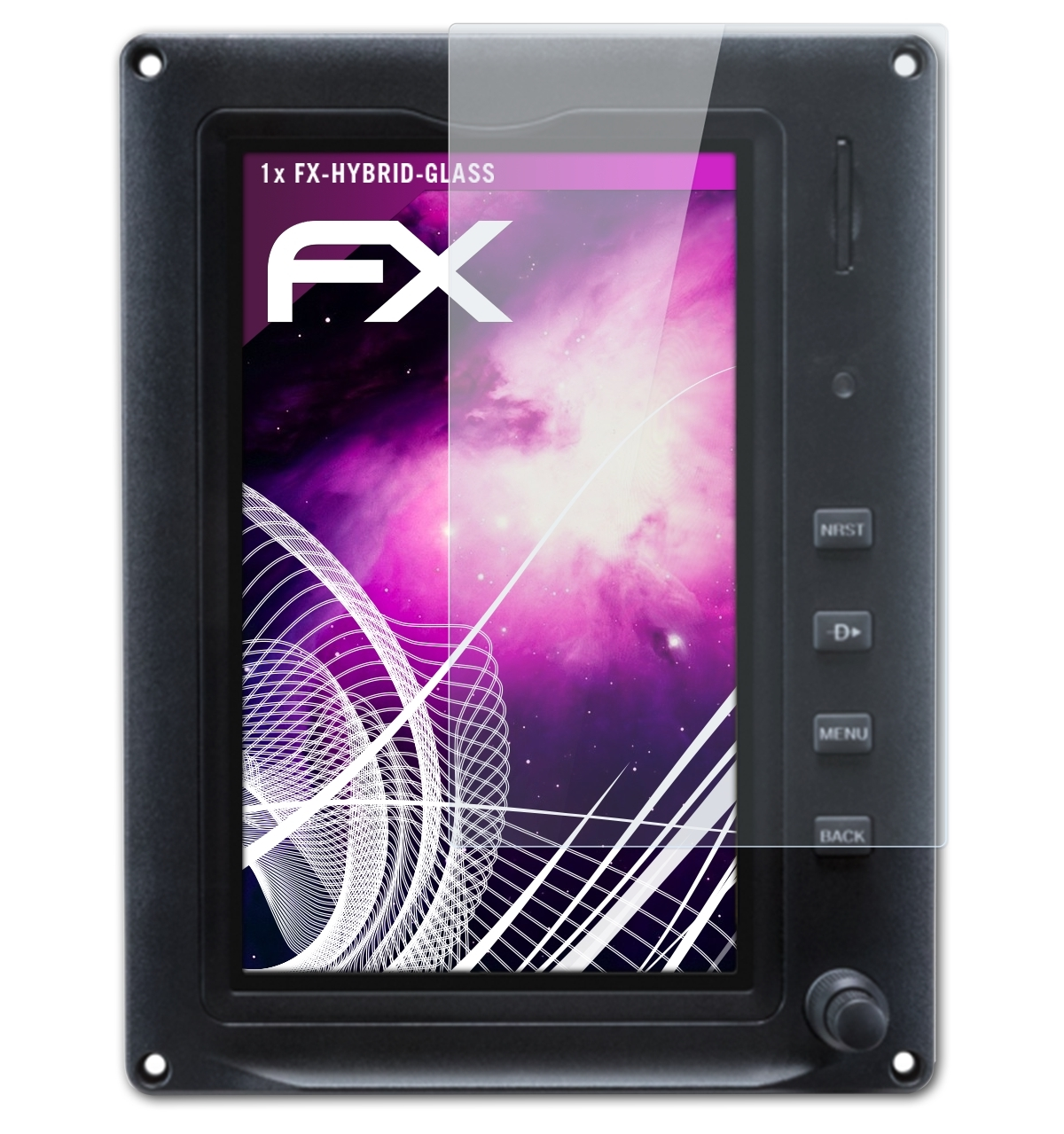 ATFOLIX FX-Hybrid-Glass Schutzglas(für G3X (7 Inch)) Garmin Touch