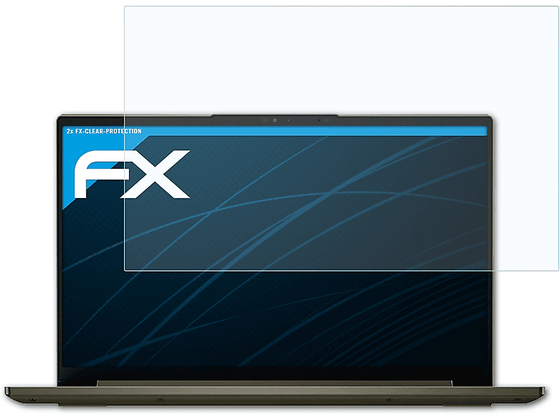 ATFOLIX 2x FX-Clear Displayschutz(für Lenovo Yoga Slim 7 (14 inch))