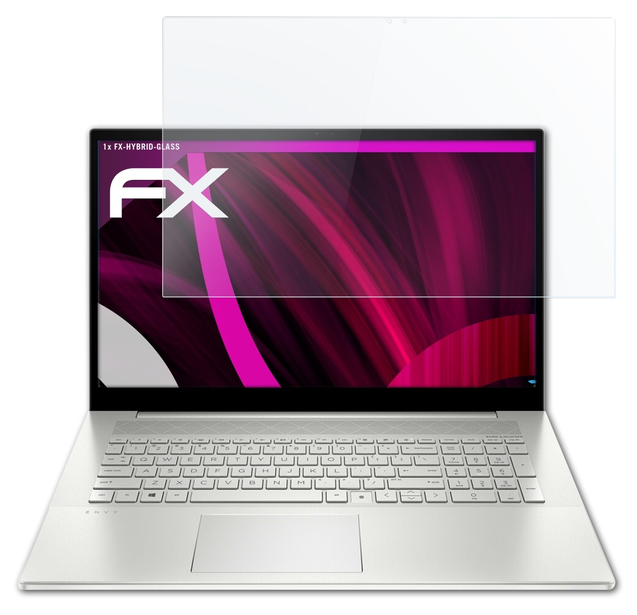 ATFOLIX 17-cg1656ng) FX-Hybrid-Glass HP Envy Schutzglas(für