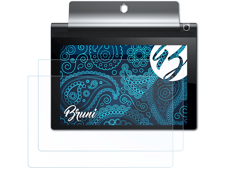 Protecteur écran Anti-rayures Bruni 2x Écran Protecteur Pour Lenovo IdeaPad U430 Touch Protecteur D Accessoire Tablette 10.95 Pouces