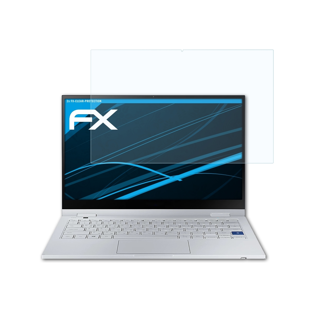 ATFOLIX 2x FX-Clear Displayschutz(für 5G Flex2 Samsung i7) Book