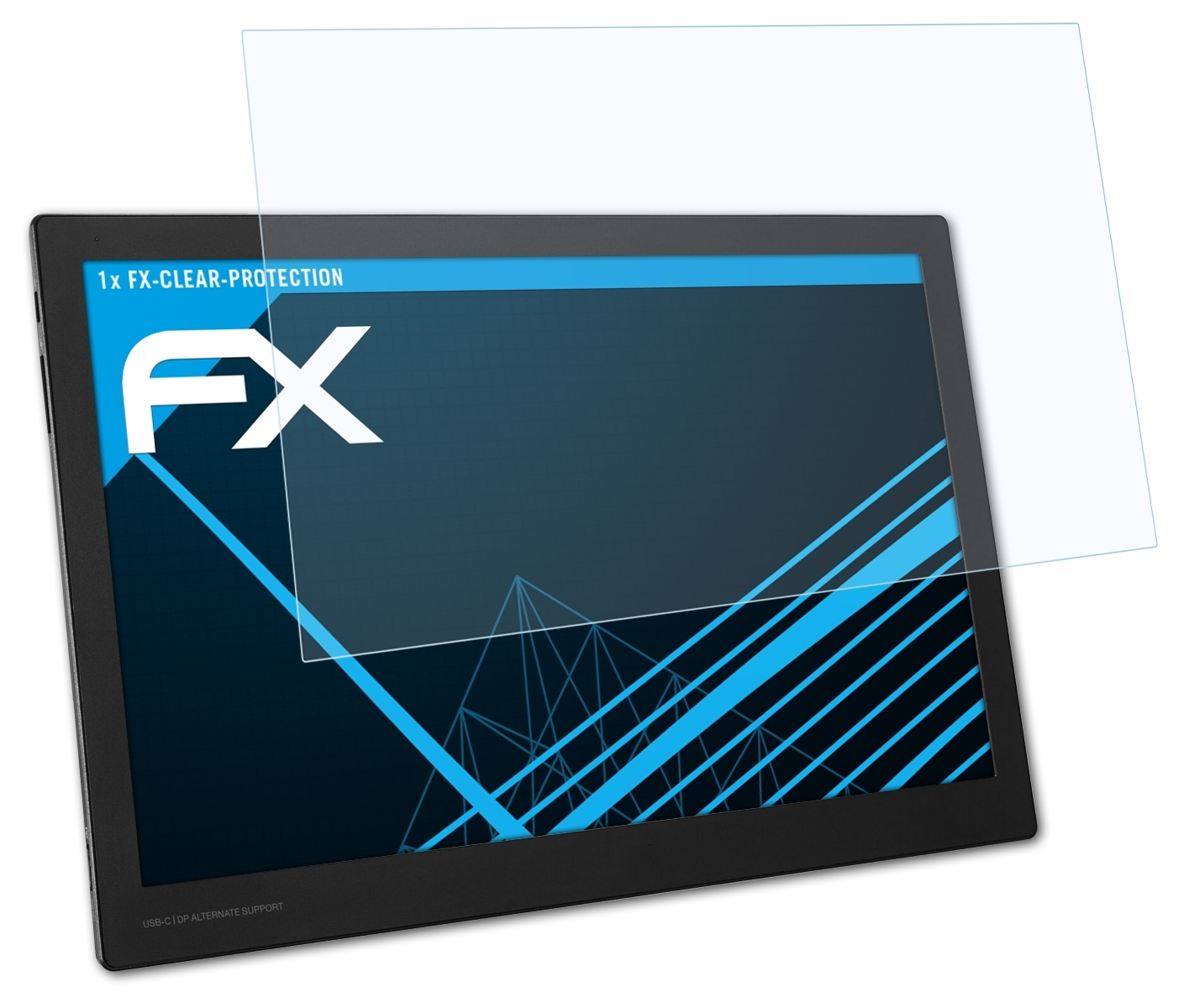 ATFOLIX FX-Clear MB169C+) Asus Displayschutz(für