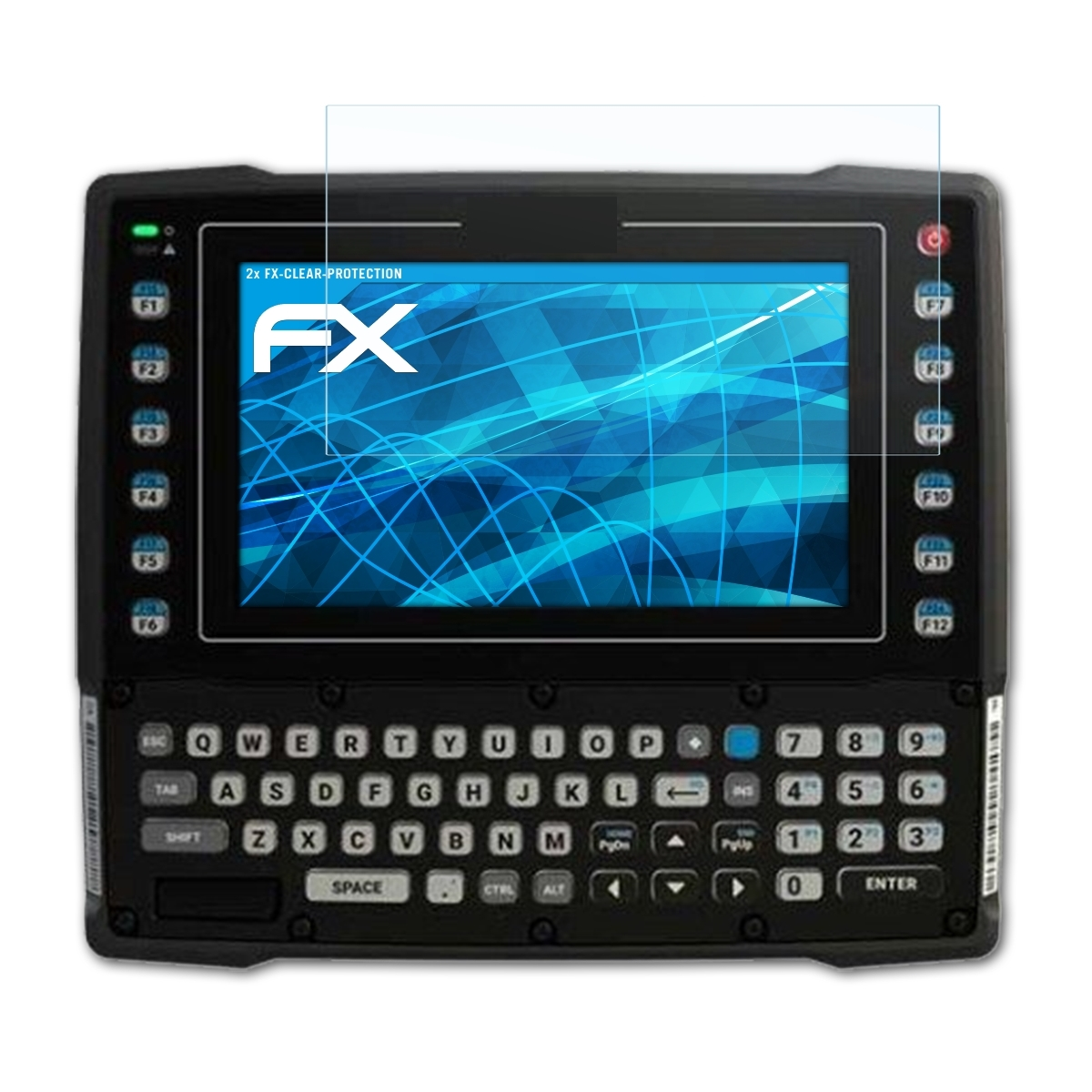 ATFOLIX 2x FX-Clear Displayschutz(für Zebra VC8300)