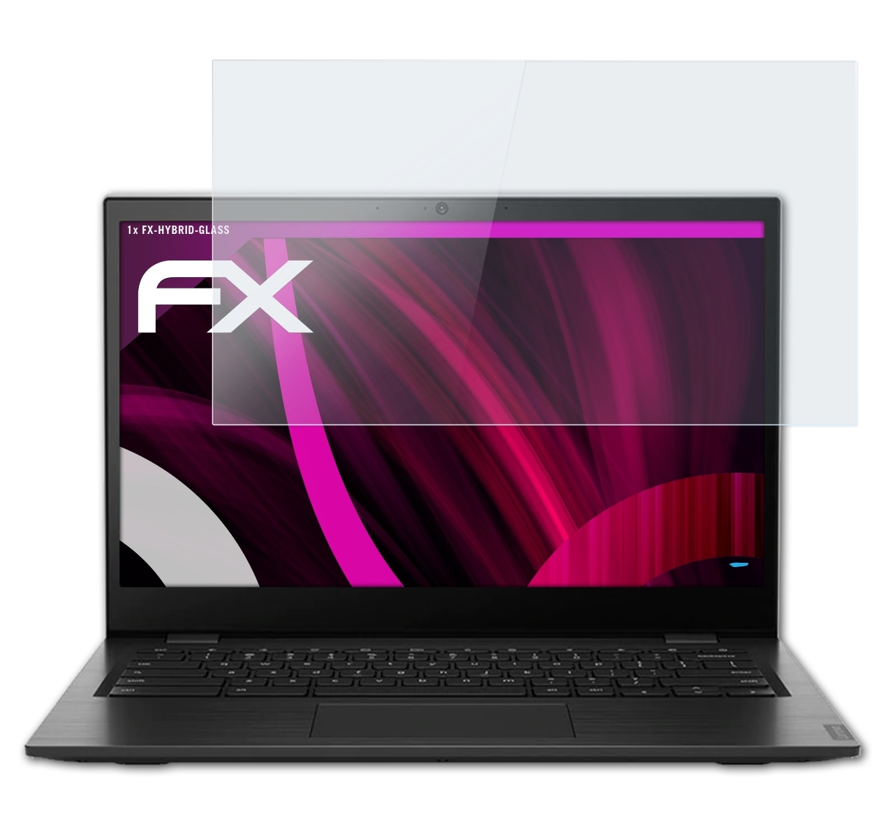Lenovo ATFOLIX FX-Hybrid-Glass Chromebook) 14e Schutzglas(für