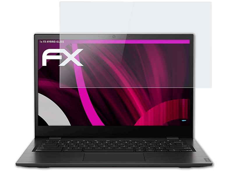 ATFOLIX FX-Hybrid-Glass Schutzglas(für Lenovo 14e Chromebook)