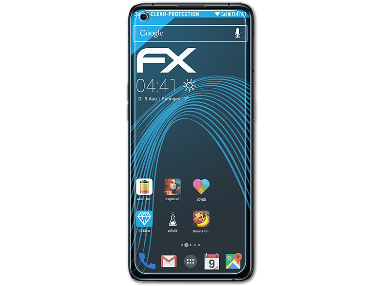 ATFOLIX 3x FX-Clear Displayschutz(für Oppo Find Pro) X3