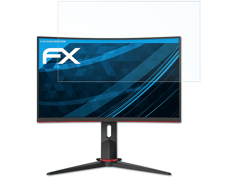 ATFOLIX FX-Clear Displayschutz(für AOC C24G2U/BK)