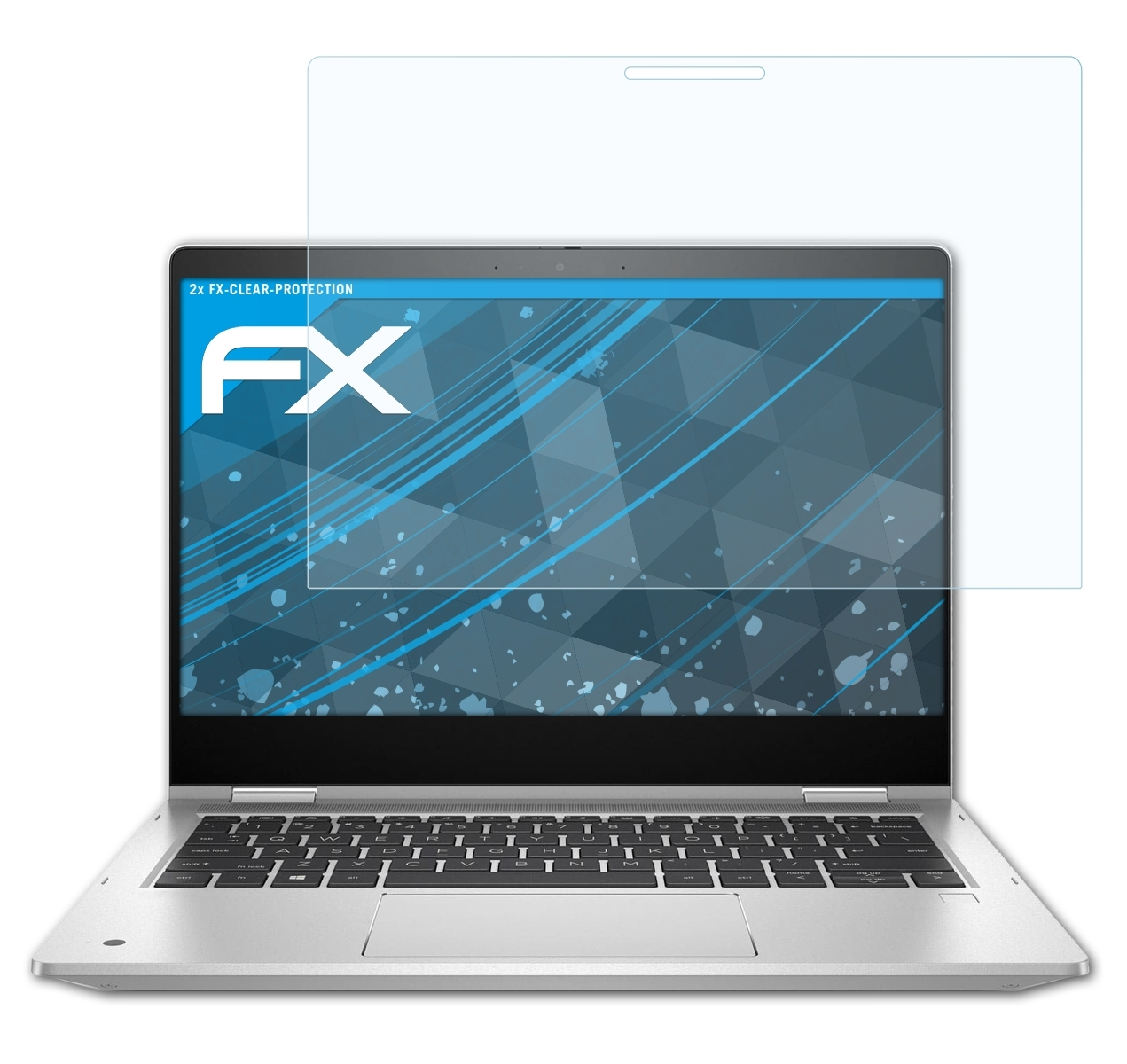 ATFOLIX 2x FX-Clear Displayschutz(für G7) HP X360 ProBook 435