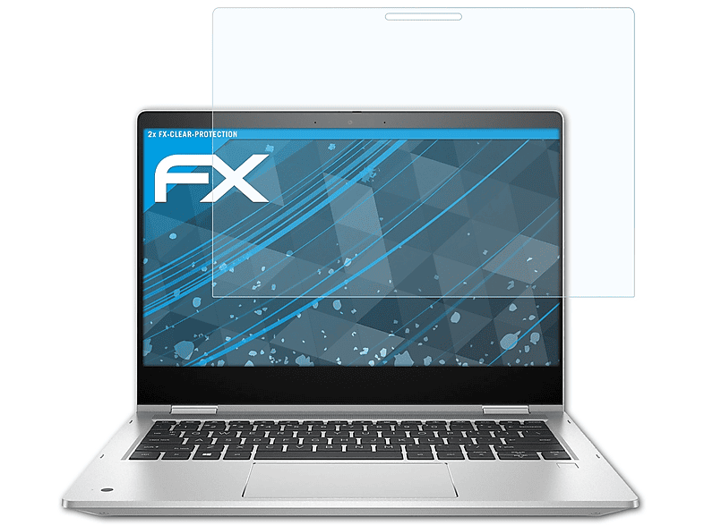 ATFOLIX 2x FX-Clear Displayschutz(für G7) HP X360 ProBook 435