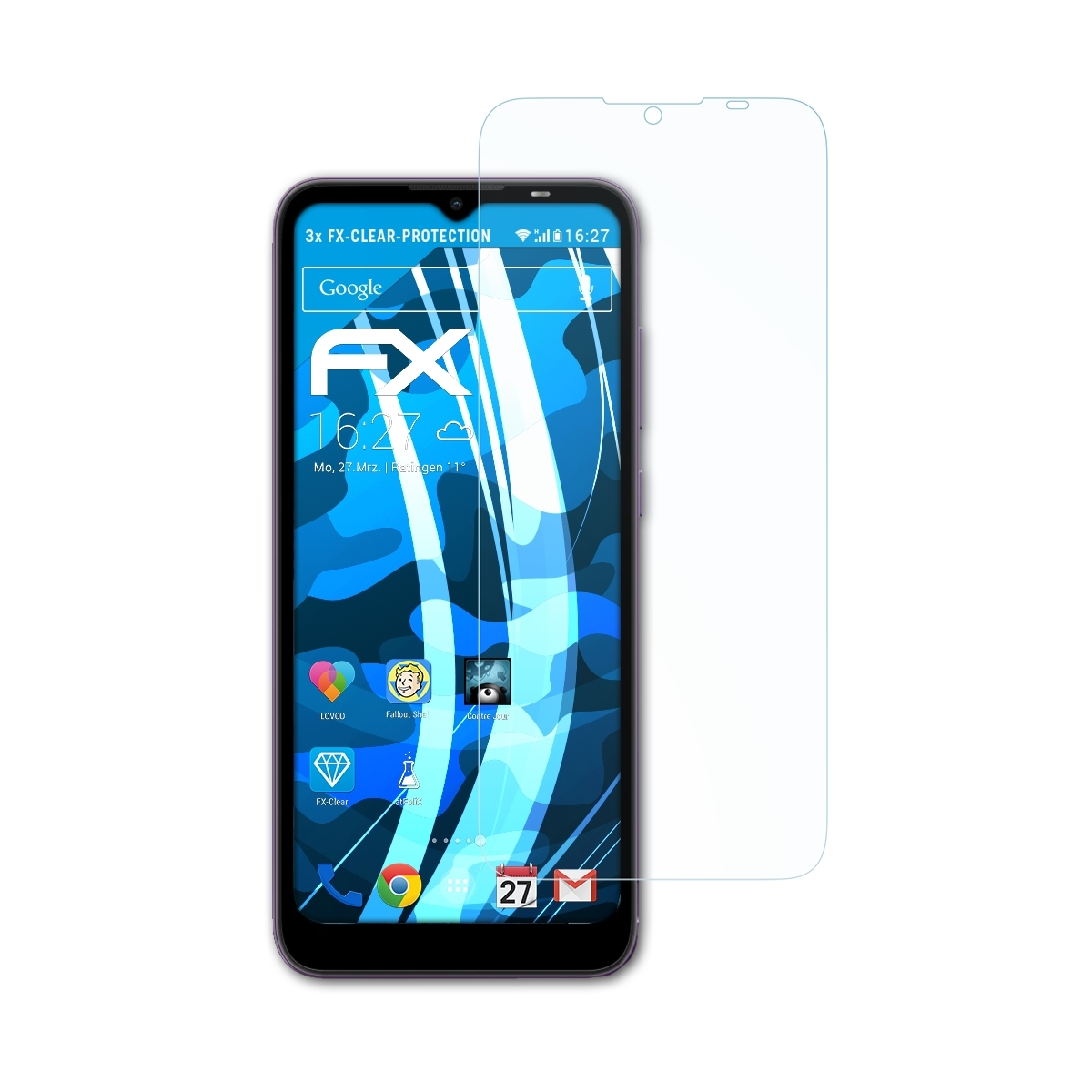 ATFOLIX 3x FX-Clear Displayschutz(für C10) Nokia