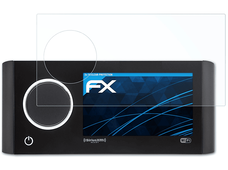 Fusion ATFOLIX 3x Displayschutz(für Apollo FX-Clear Garmin MS-RA770)