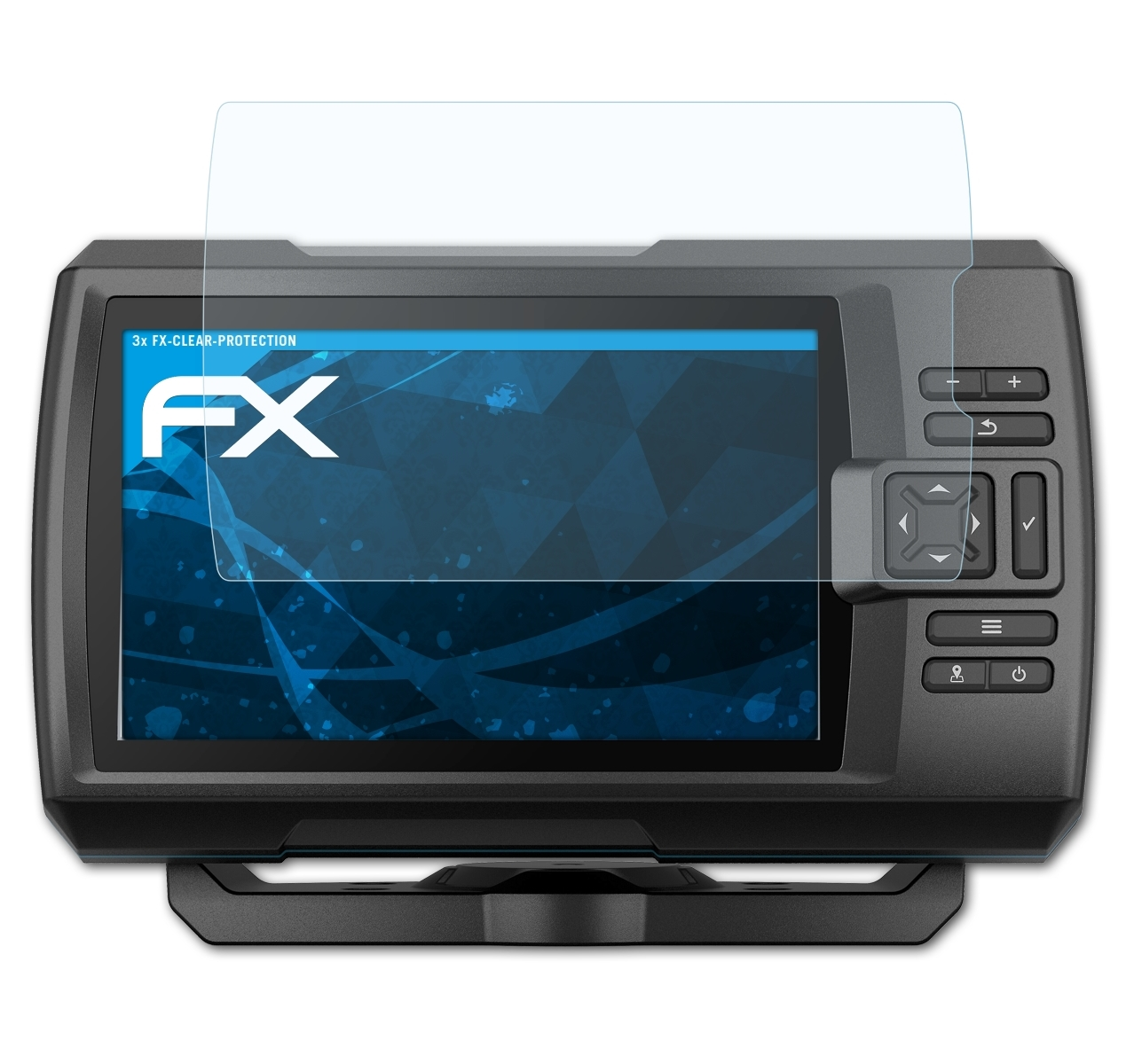 3x Vivid FX-Clear Striker Displayschutz(für Garmin ATFOLIX 7cv)