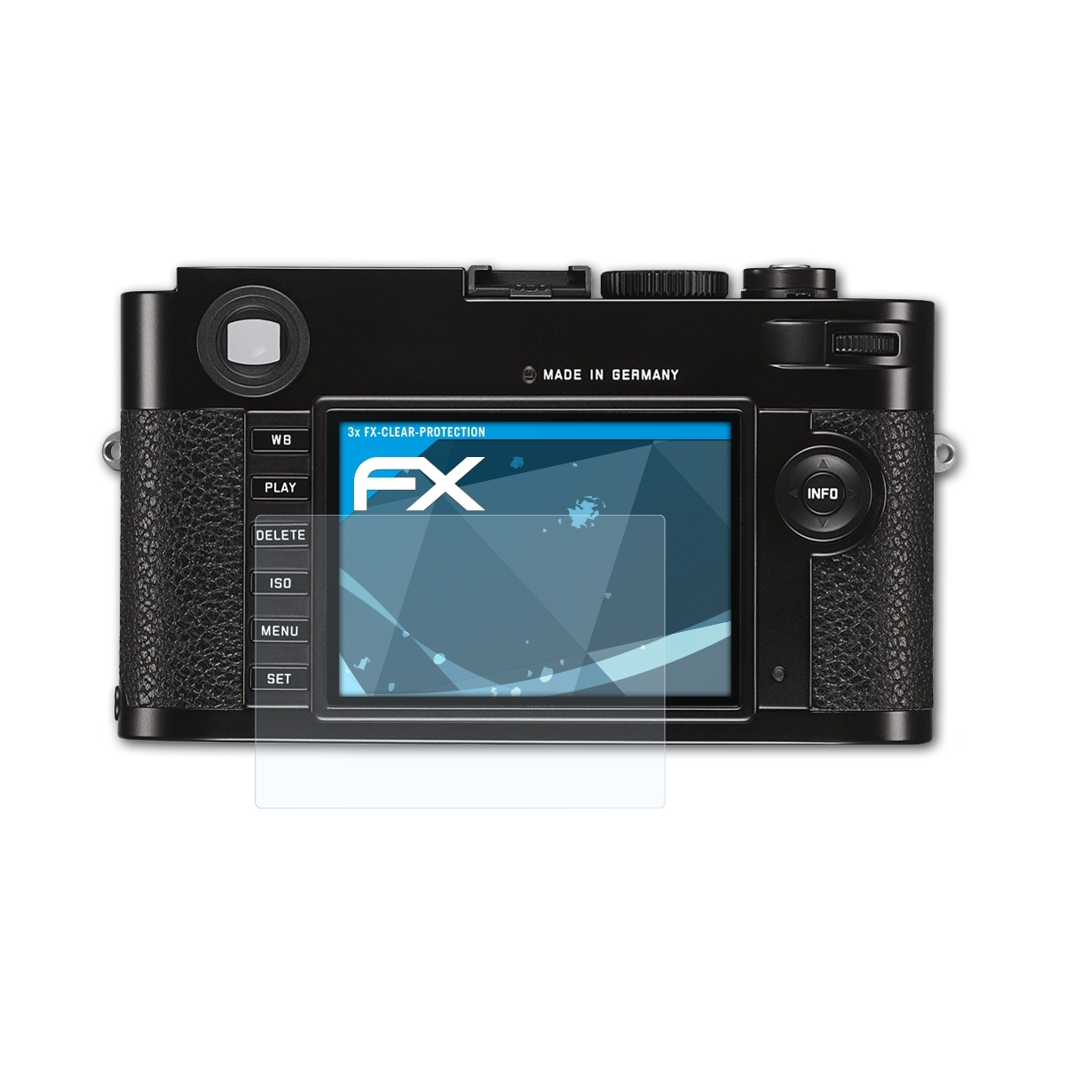 262)) 3x (Typ FX-Clear Leica Displayschutz(für ATFOLIX M