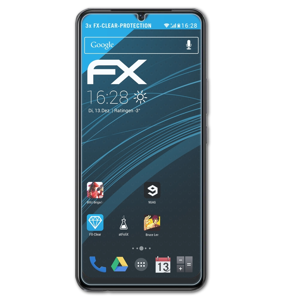 ATFOLIX 3x FX-Clear Displayschutz(für V21e) Vivo
