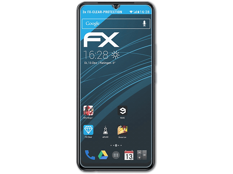 V21e) Displayschutz(für 3x ATFOLIX FX-Clear Vivo