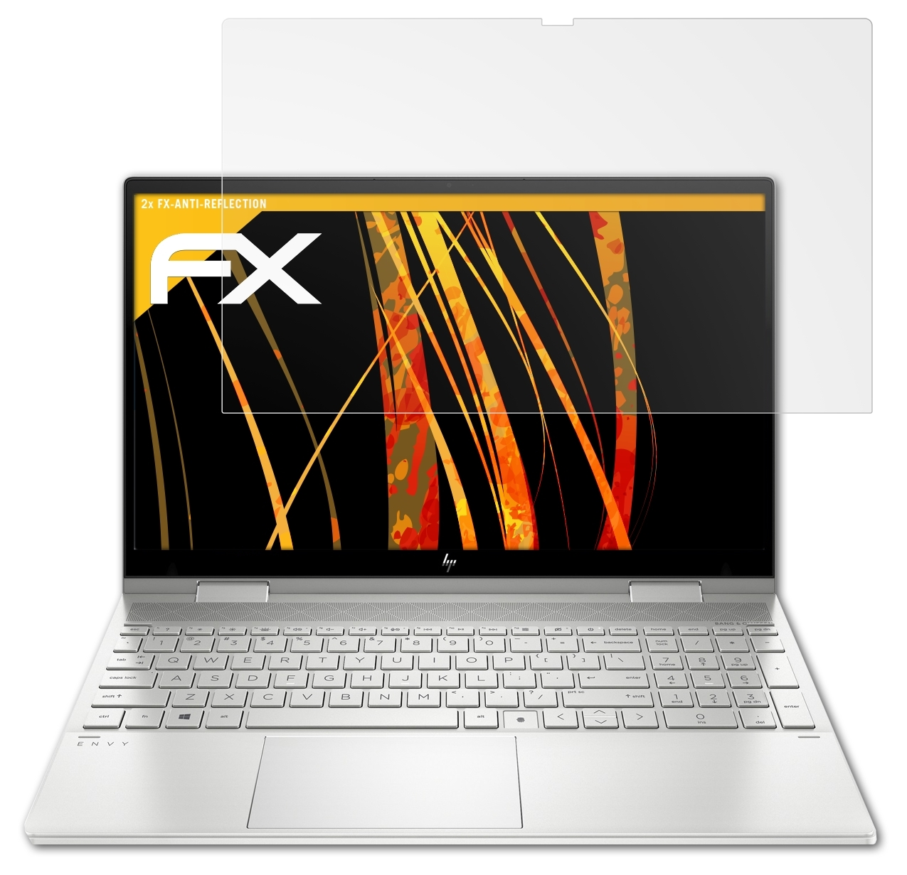 FX-Antireflex (15-ed1769ng)) 2x HP x360 ATFOLIX Displayschutz(für Envy