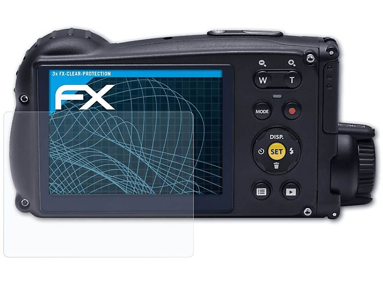 ATFOLIX 3x FX-Clear Displayschutz(für Kodak PixPro WP1)