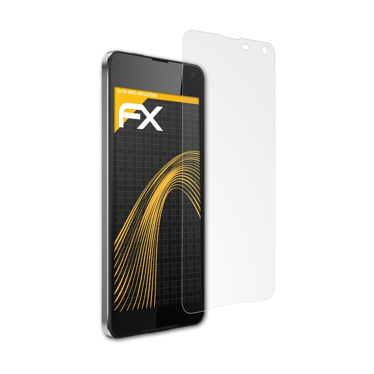 Microsoft FX-Antireflex Displayschutz(für 3x Lumia ATFOLIX 650)