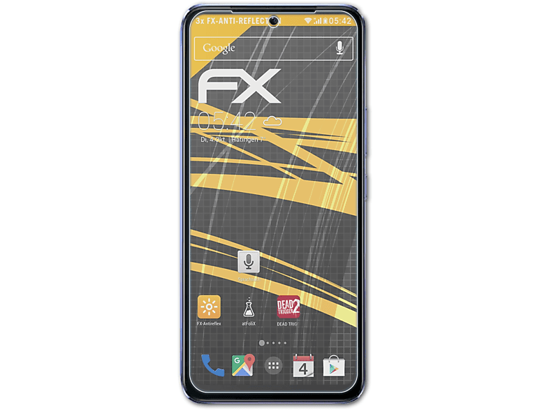 FX-Antireflex ATFOLIX Displayschutz(für Vivo 3x V21)