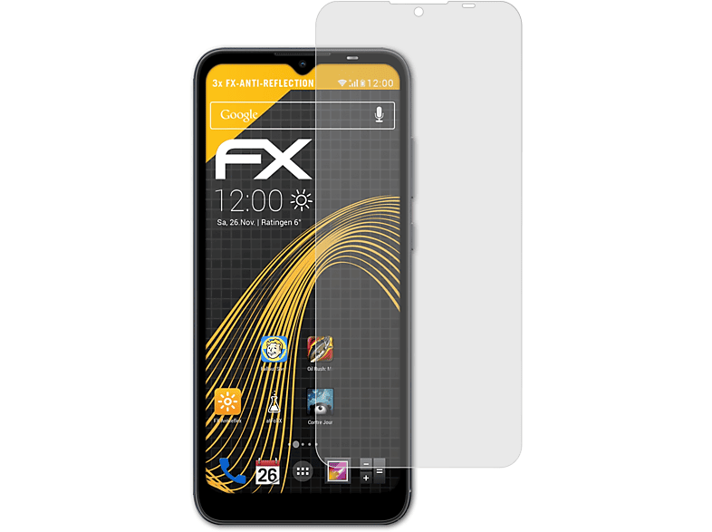 ATFOLIX 3x FX-Antireflex Displayschutz(für Nokia C20)