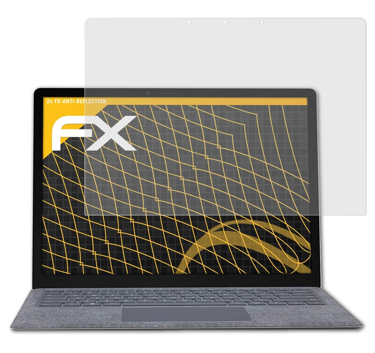 ATFOLIX 2x FX-Antireflex Displayschutz(für Surface Microsoft inch)) Laptop (15 4