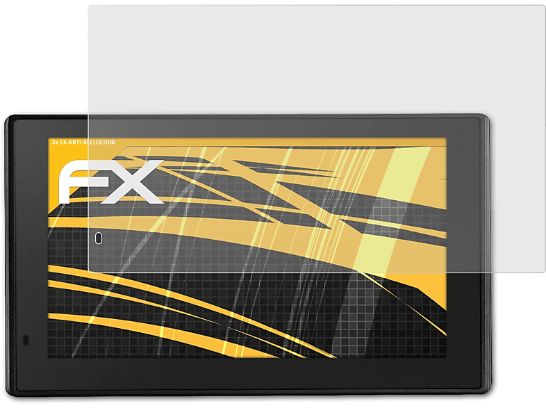 ATFOLIX 3x FX-Antireflex Displayschutz(für Garmin DriveSmart 70LMT-D)