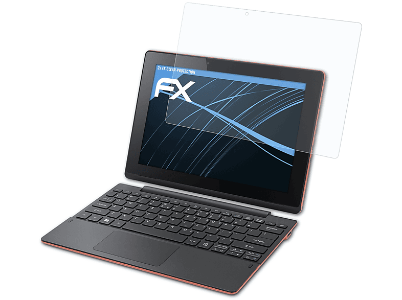 ATFOLIX 2x FX-Clear Displayschutz(für Acer Aspire Switch 10 E (SW3-013))