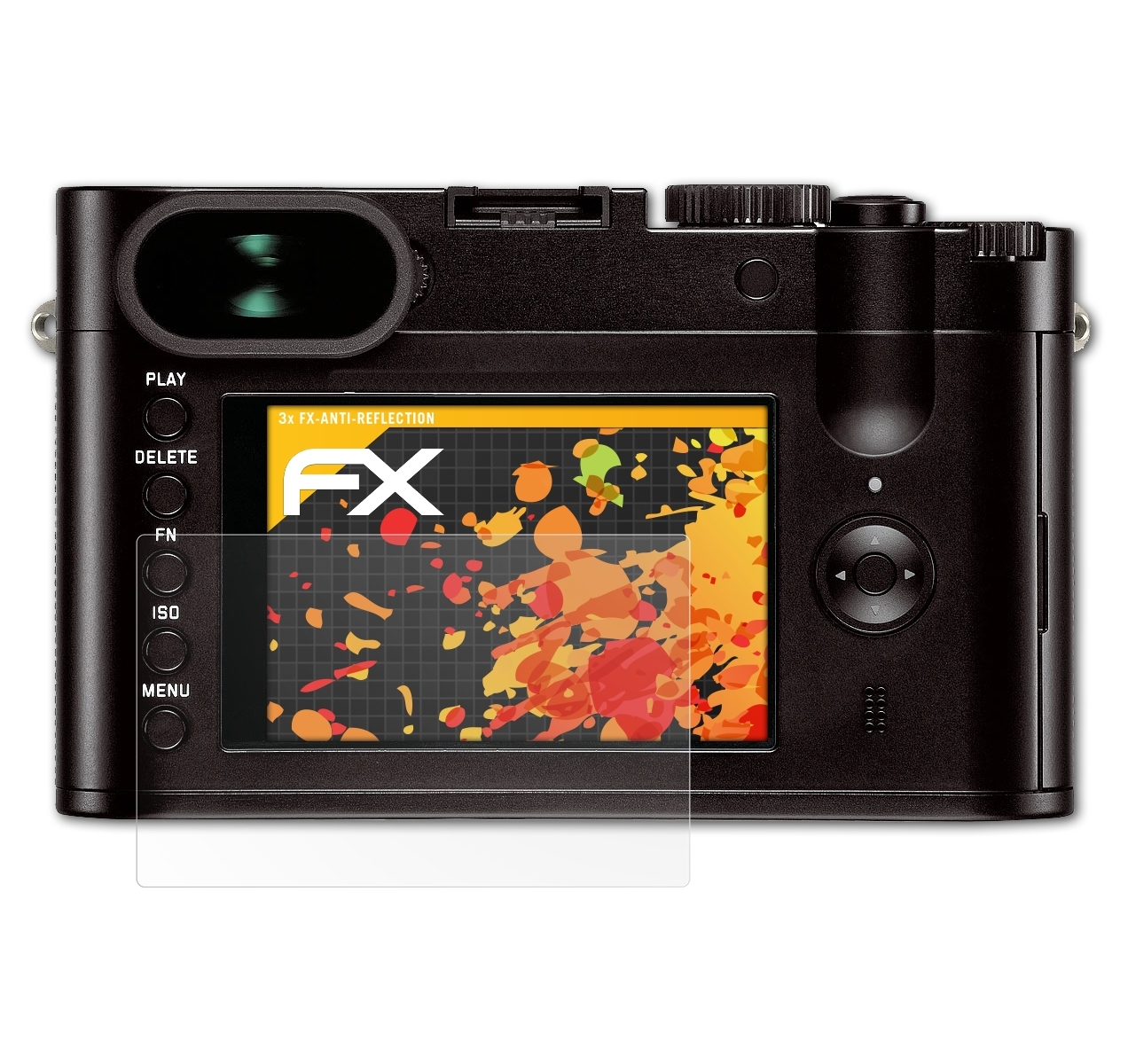 ATFOLIX 3x (Typ Leica 116)) Displayschutz(für FX-Antireflex Q