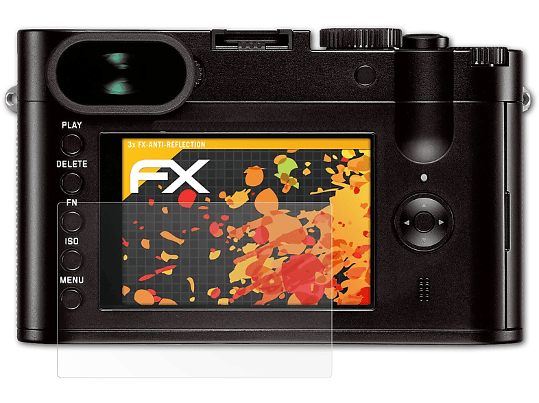 ATFOLIX 3x (Typ Leica 116)) Displayschutz(für FX-Antireflex Q