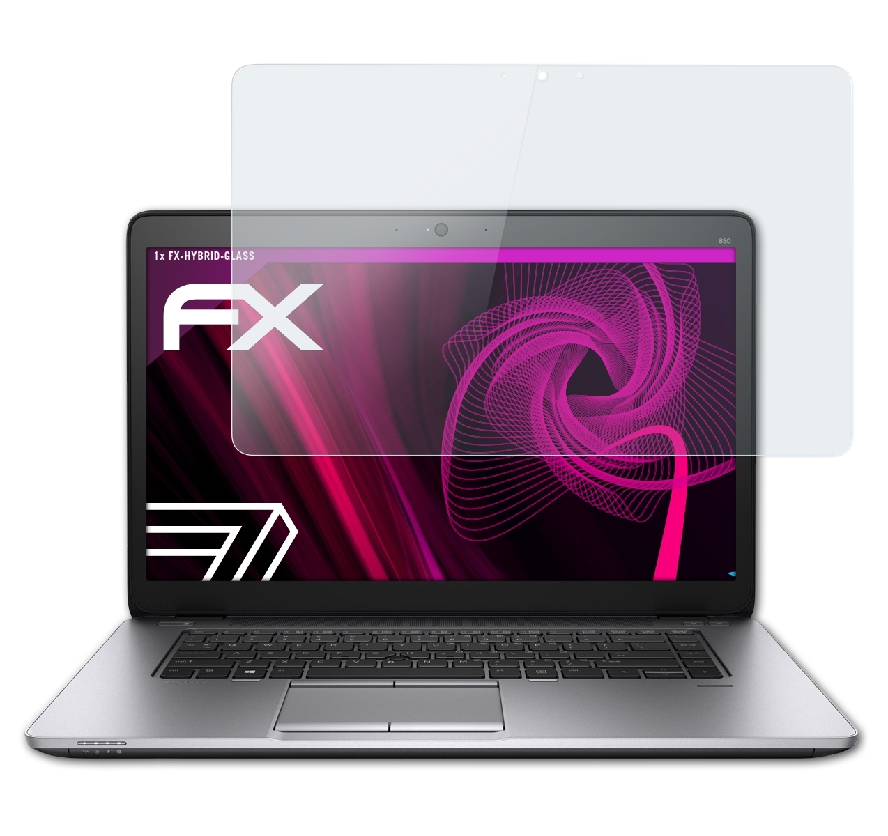 FX-Hybrid-Glass EliteBook G3) ATFOLIX Schutzglas(für 850 HP