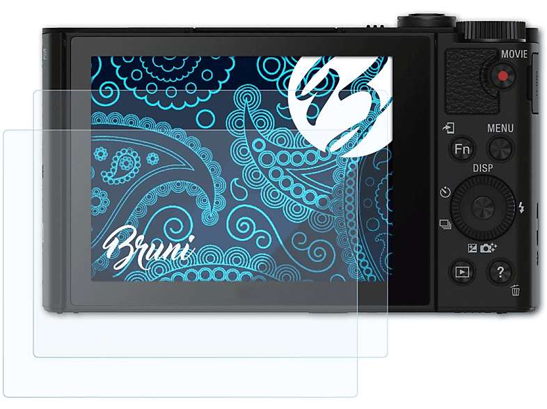 BRUNI Sony 2x Schutzfolie(für DSC-WX500) Basics-Clear