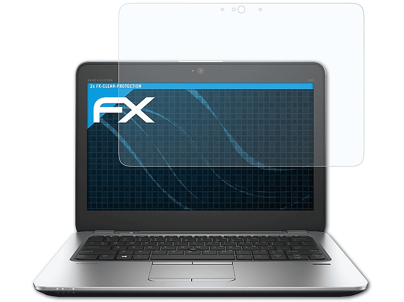 ATFOLIX 2x FX-Clear Displayschutz(für HP EliteBook 820 G3)