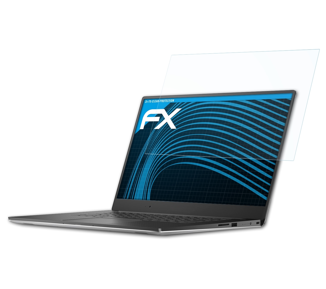 ATFOLIX 2x FX-Clear Displayschutz(für Precision Dell (5510)) 15 5000