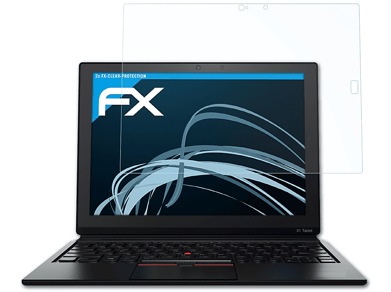 ATFOLIX 2x FX-Clear Displayschutz(für Lenovo ThinkPad X1 Tablet) | Tabletschutzfolien