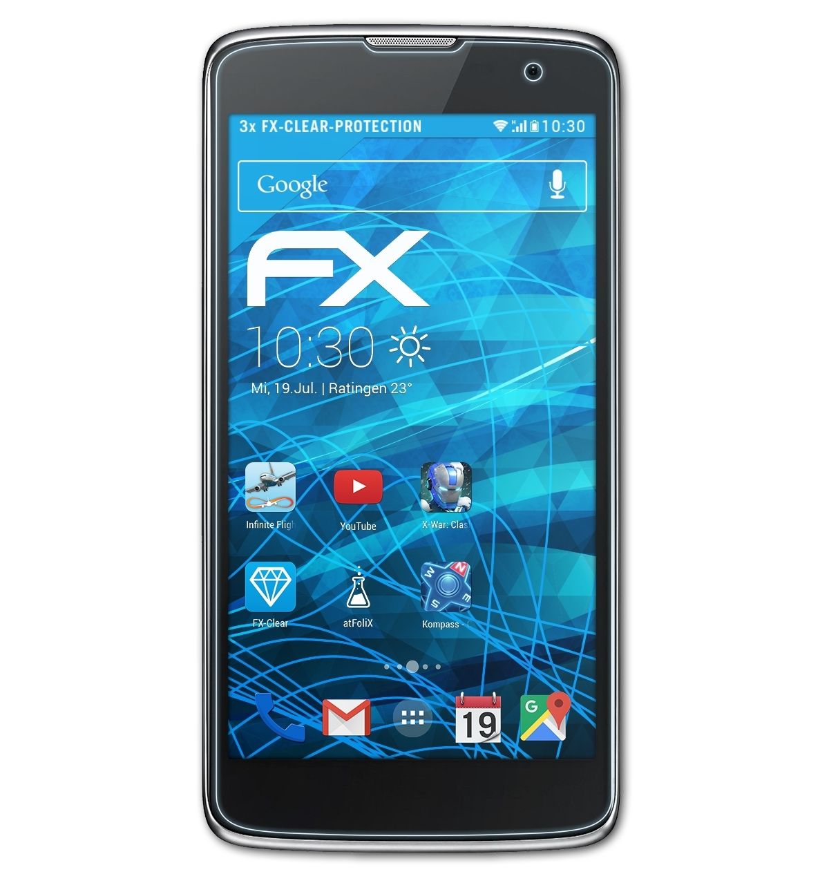 FX-Clear 3x Displayschutz(für LG K7) ATFOLIX