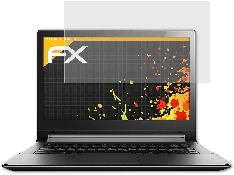[Super günstiger Sonderpreis! ] ATFOLIX 2x FX-Antireflex G70-70) Lenovo Displayschutz(für