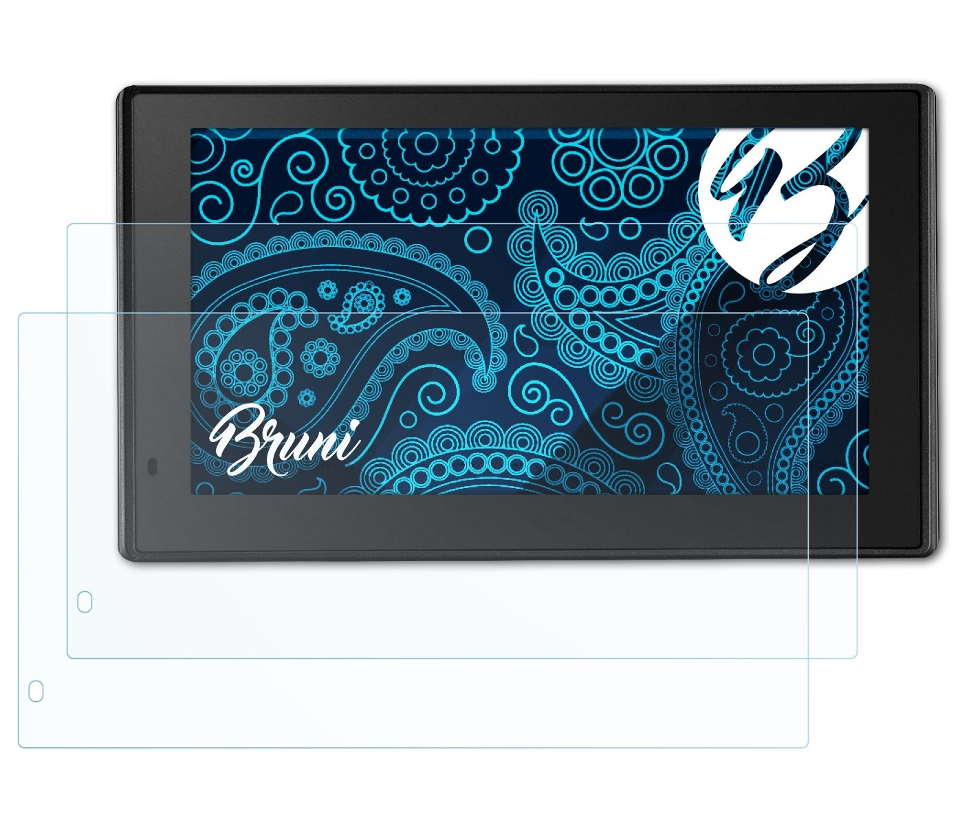 BRUNI 2x Basics-Clear Schutzfolie(für DriveSmart 60LMT-D) Garmin