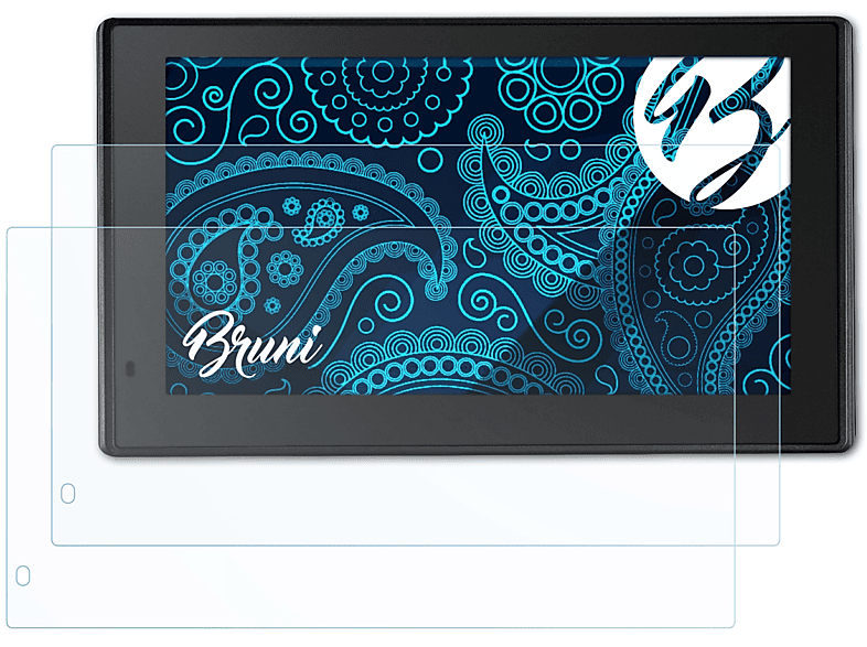 Garmin 60LMT-D) Basics-Clear BRUNI 2x DriveSmart Schutzfolie(für